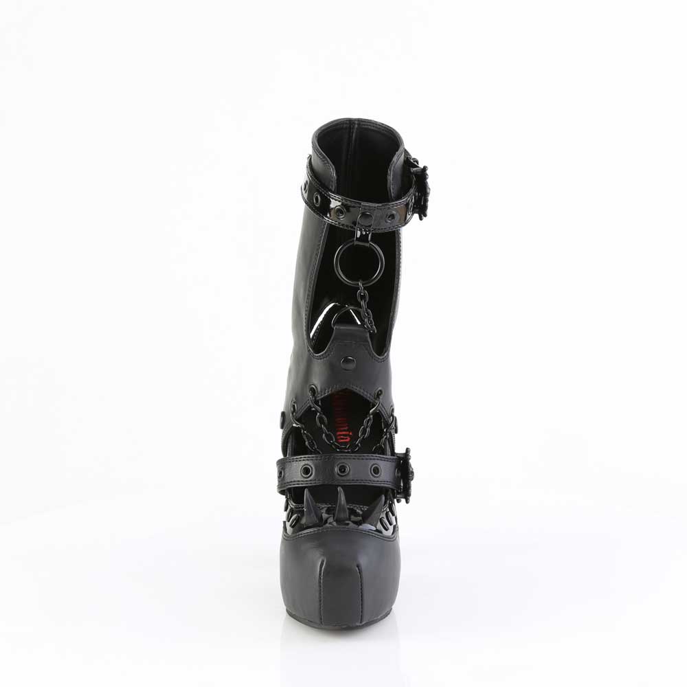 DemoniaCult - DEMON-13 Bottes de plate-forme - Noir